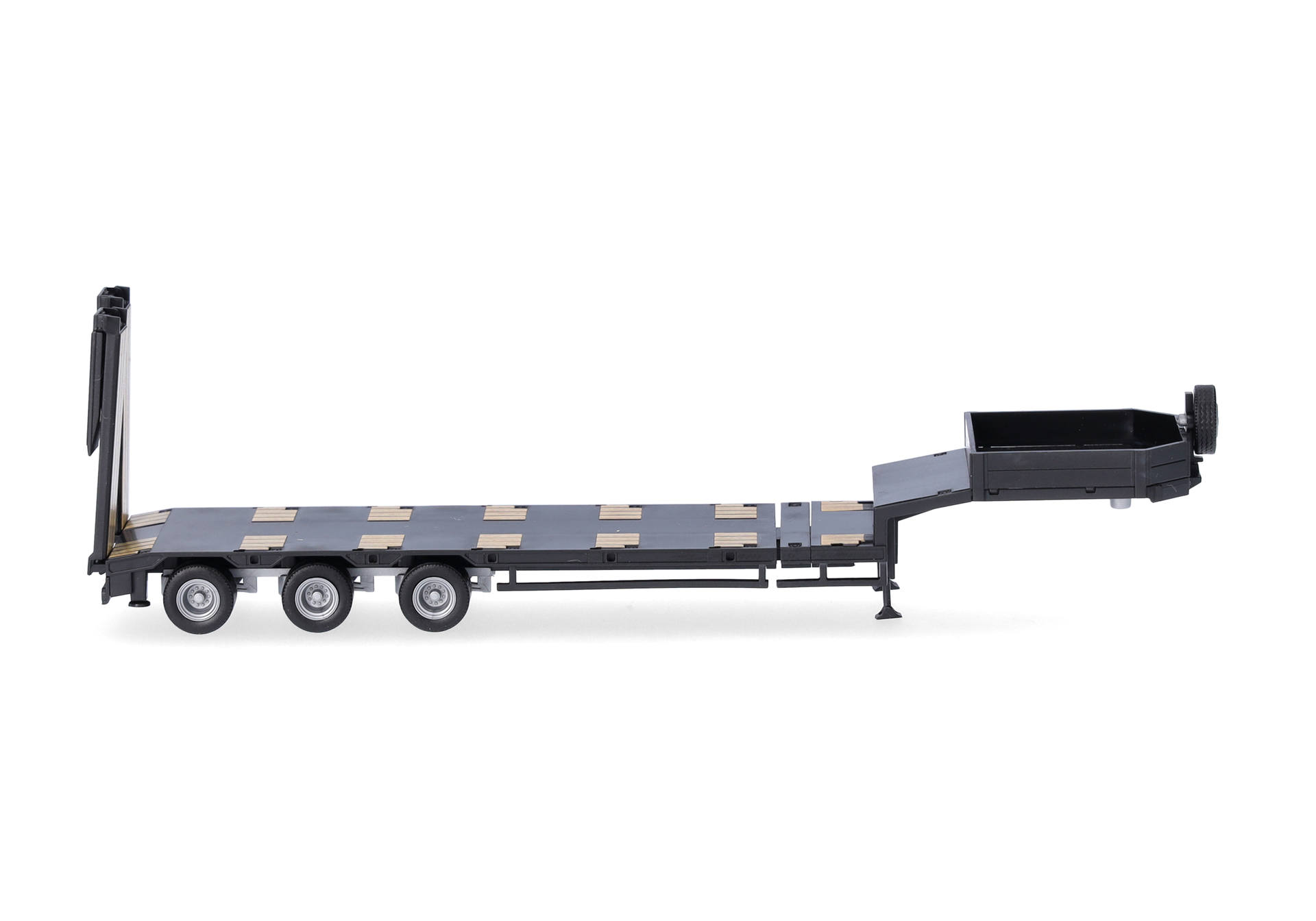 Goldhofer low boy trailer 3axles, black