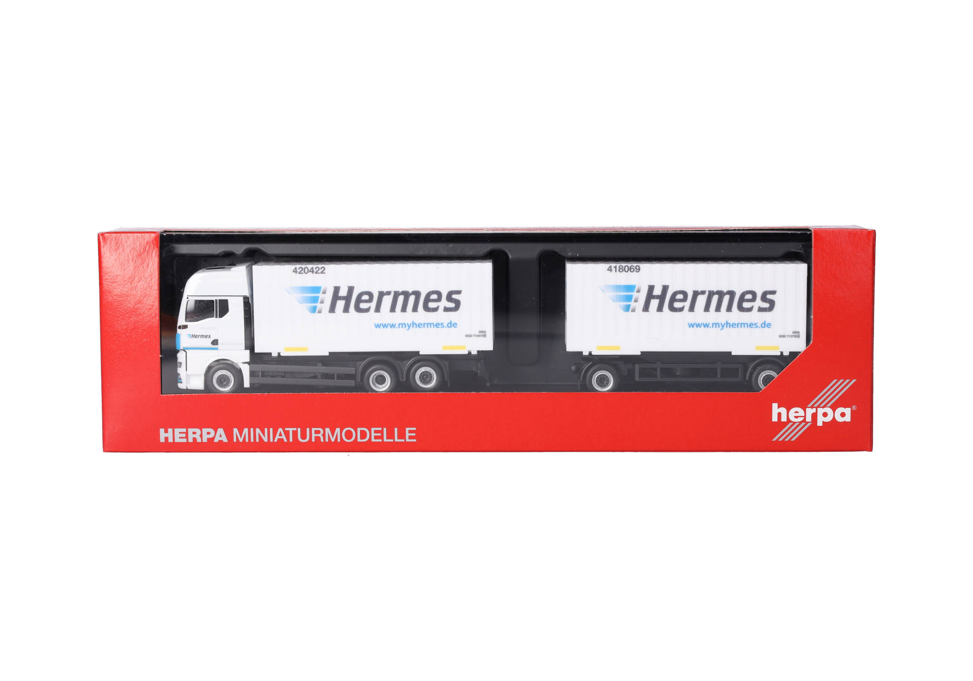 MAN TGX GX interchangeable box trailer "Hermes"