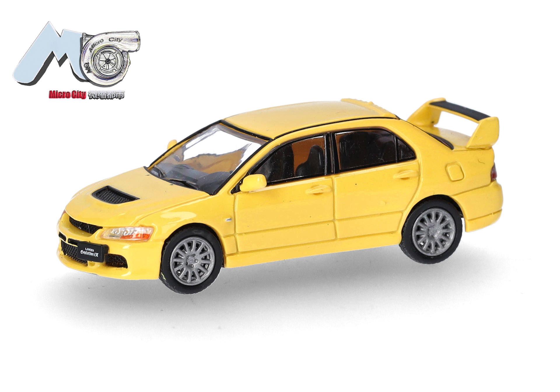 MicroCity: Mitsubishi Lancer Evolution 9 (2005-2007), yellow