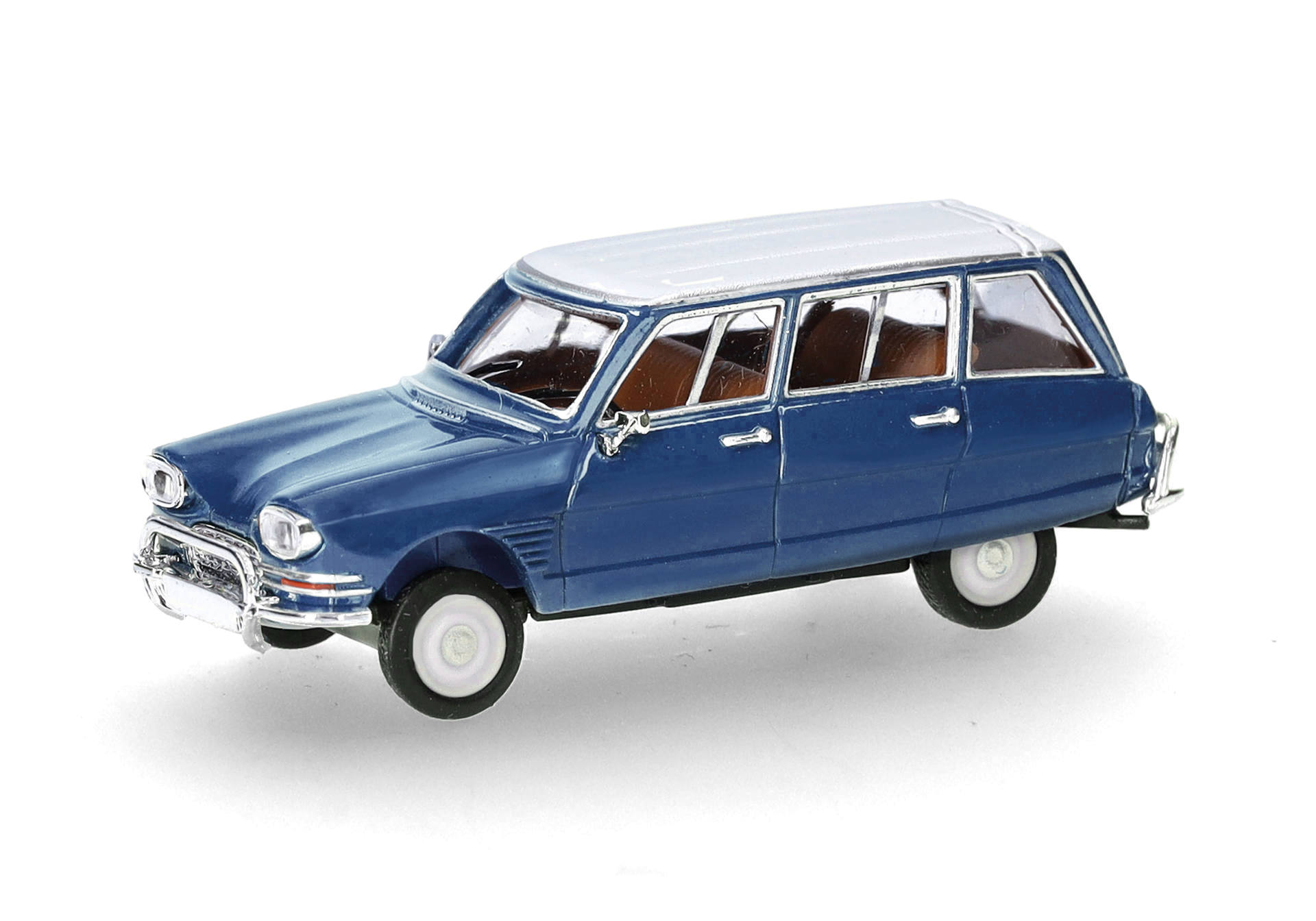 Citroen AMI 6 Break, gentian blue with white roof