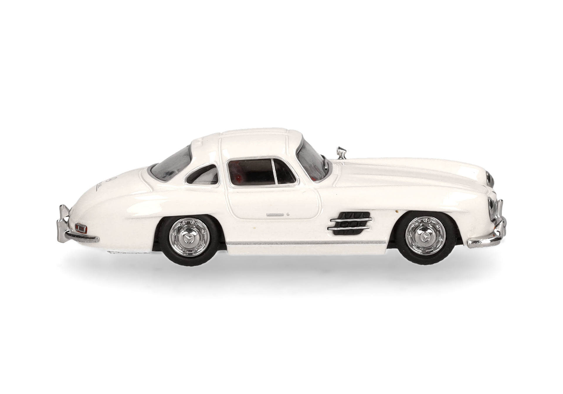 Mercedes-Benz 300 SL gull-winged doors, white