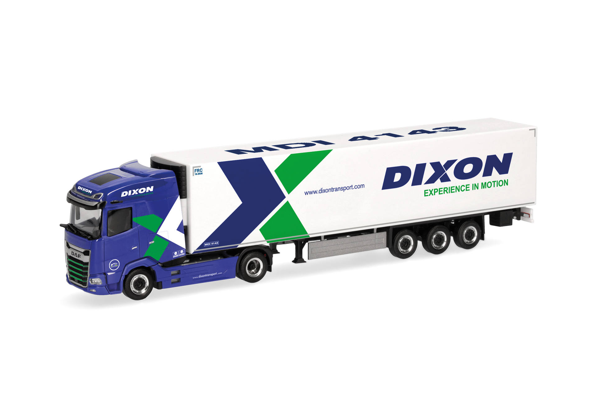 DAF XG refrigerated box semitrailer truck "Dixon"