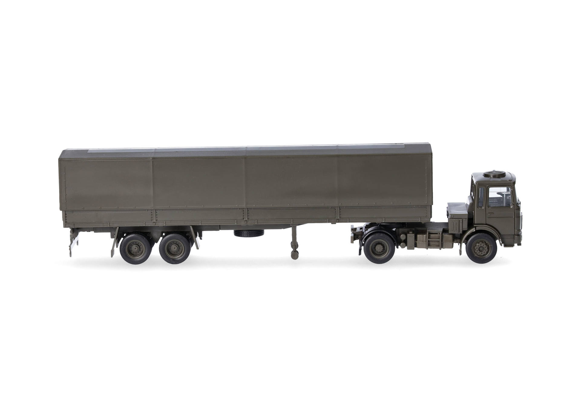 MAN F8 canvas semitrailer truck "Bundeswehr"(German Forces)