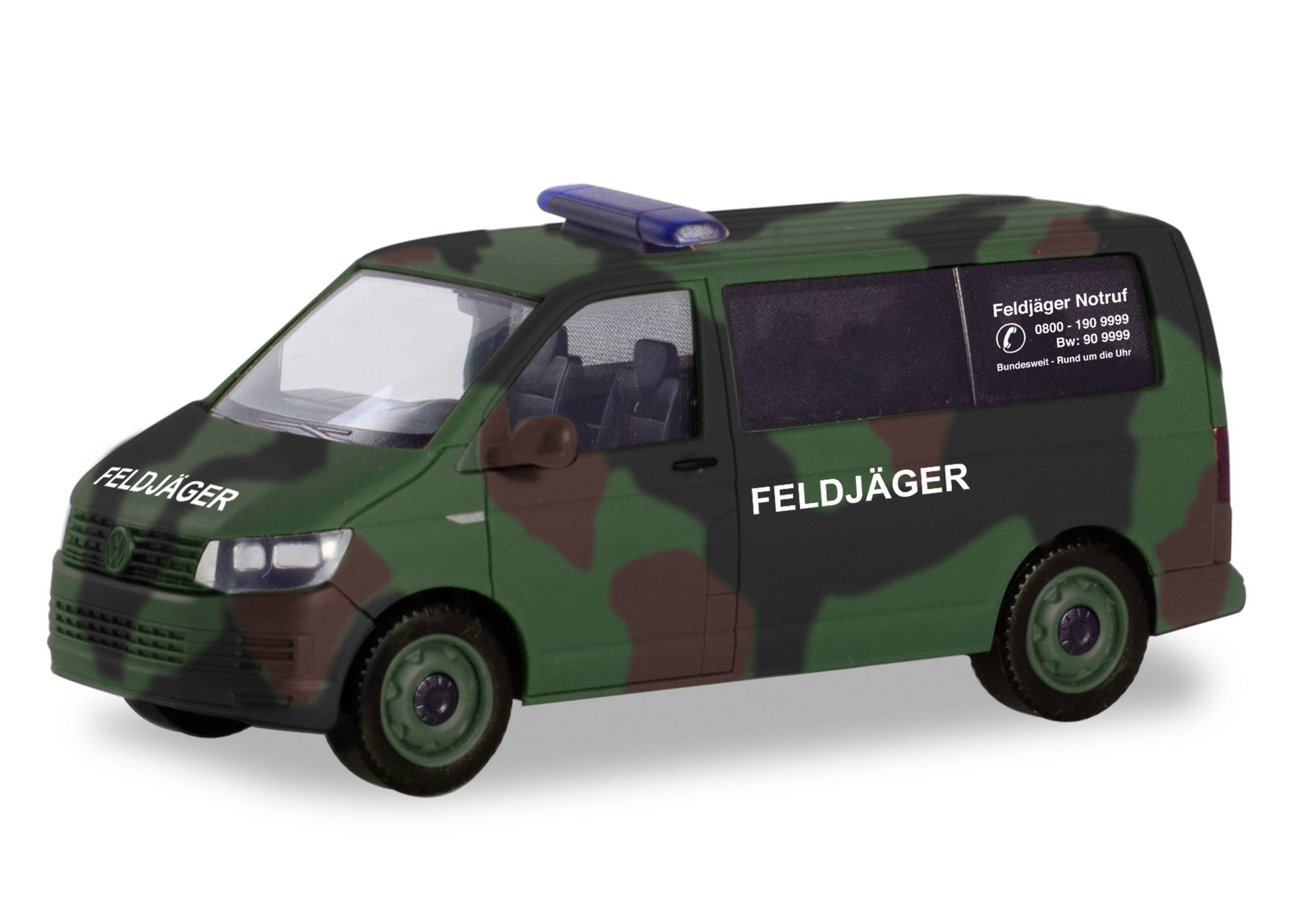Volkswagen (VW) T6 Bus Flecktarn „Bundeswehr / Feldjäger“