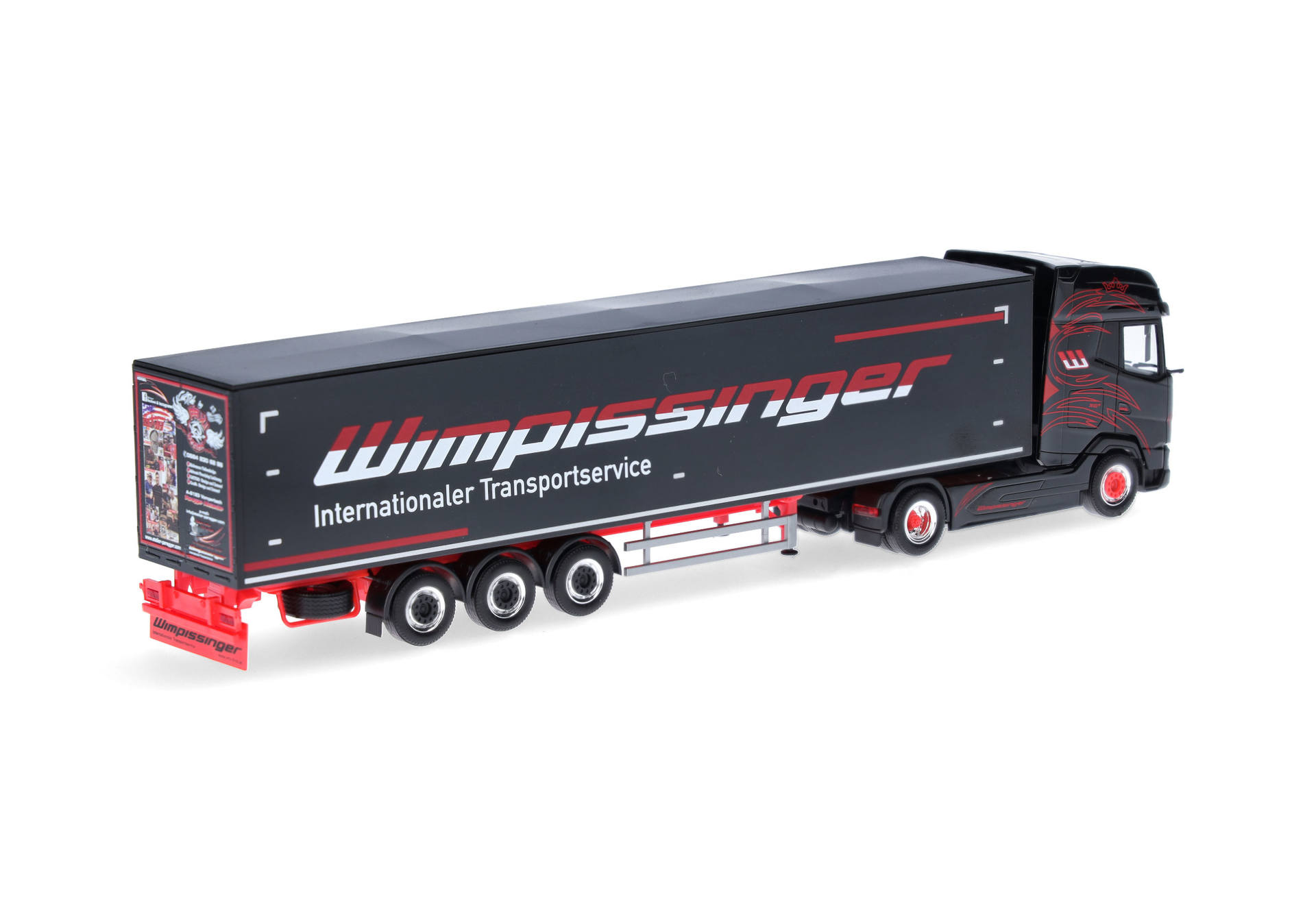 DAF XG+ wolking floor semitrailer truck "Wimpissinger" (Austria/Thiersee)