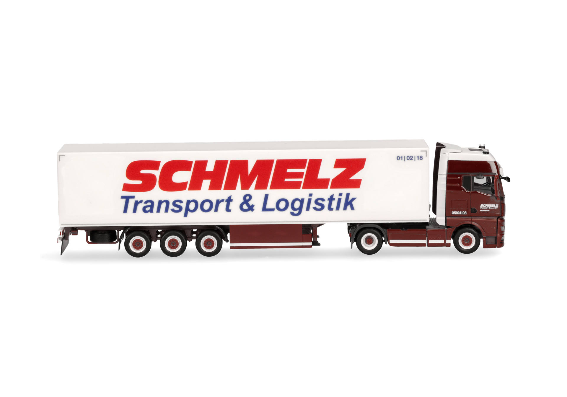 MAN TGX GX box semitrailer truck "Schmelz Kassel" (Hesse/Kassel)