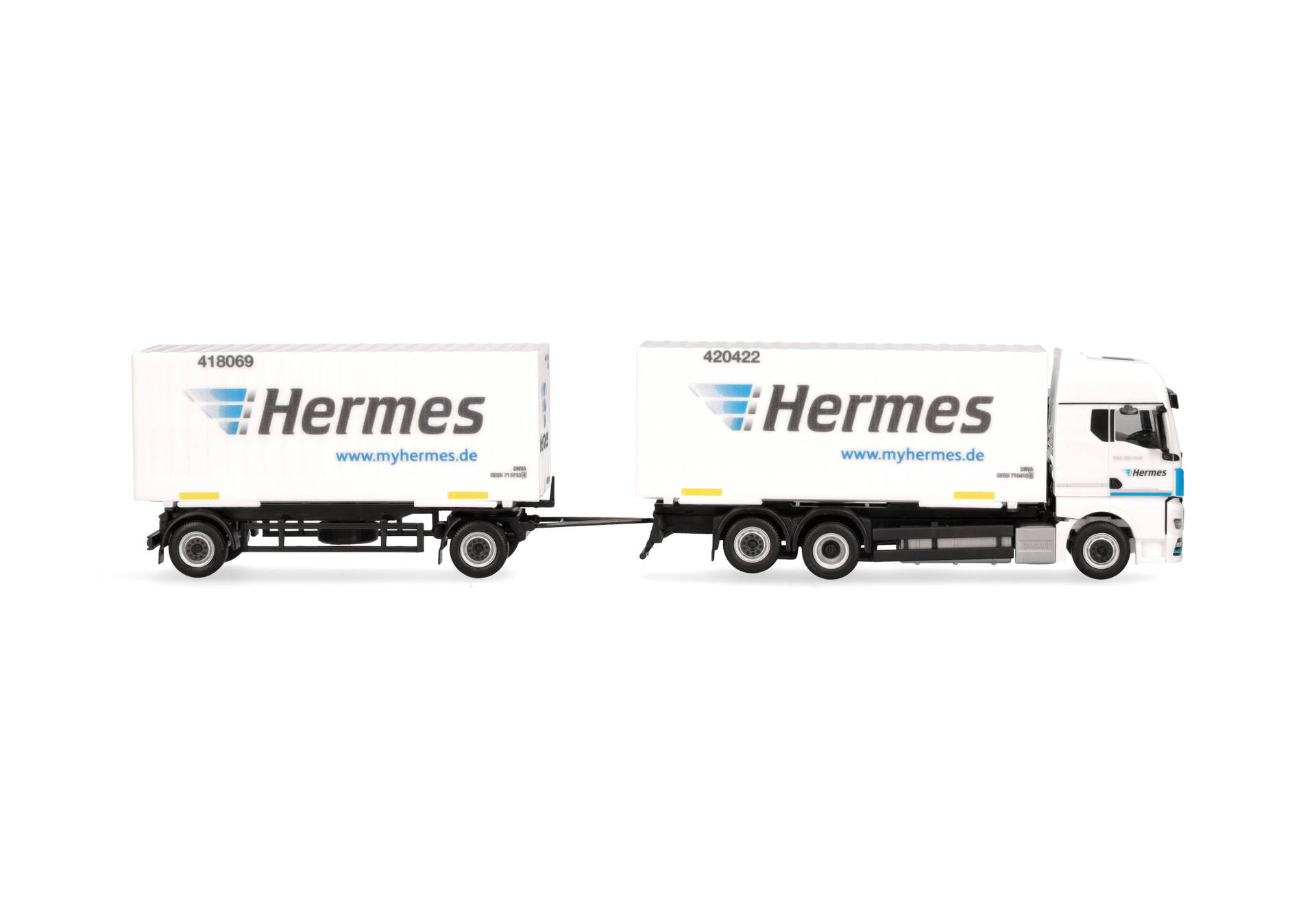 MAN TGX GX interchangeable box trailer "Hermes"