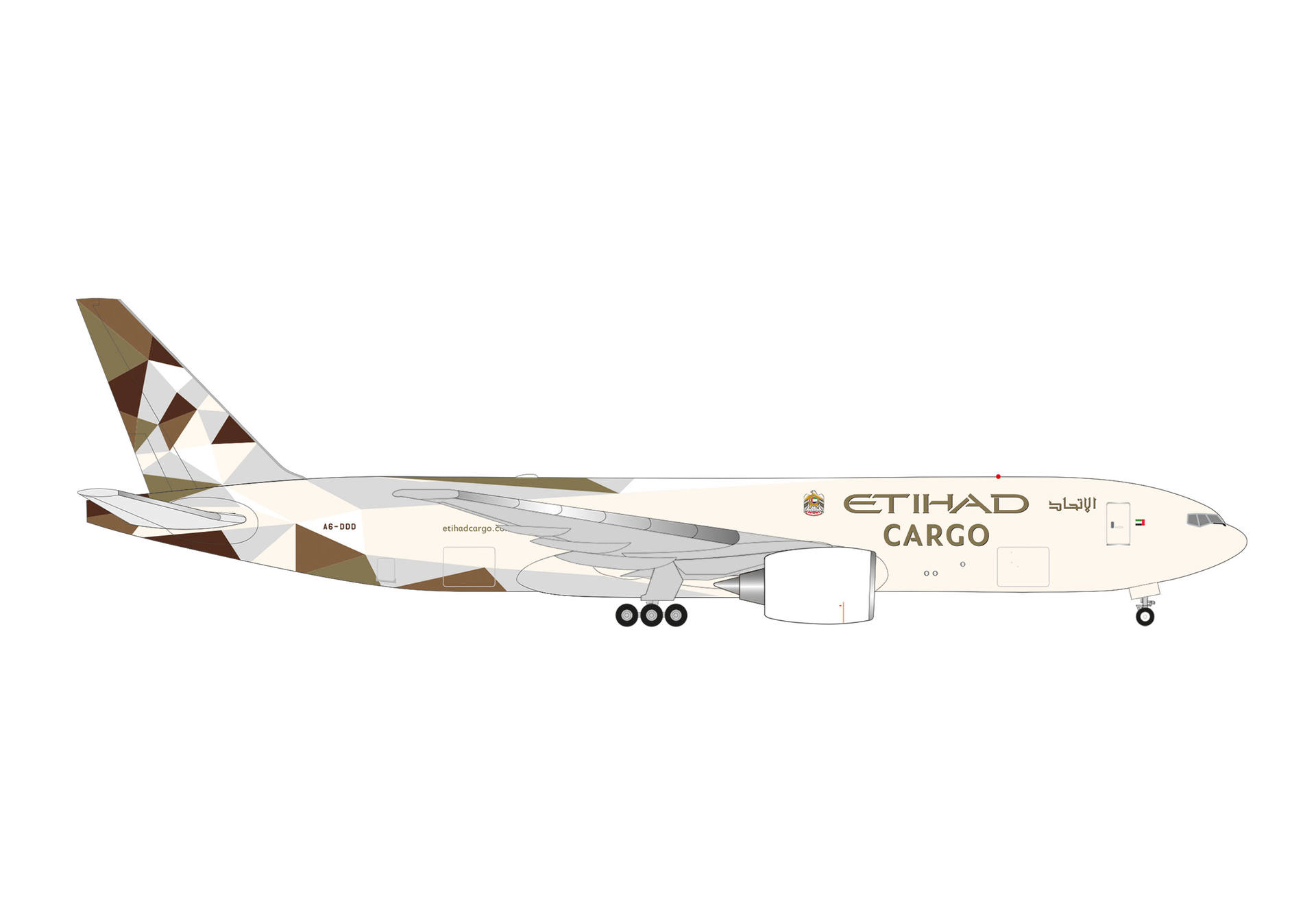 Etihad Airways Cargo Boeing 777F - A6-DDD