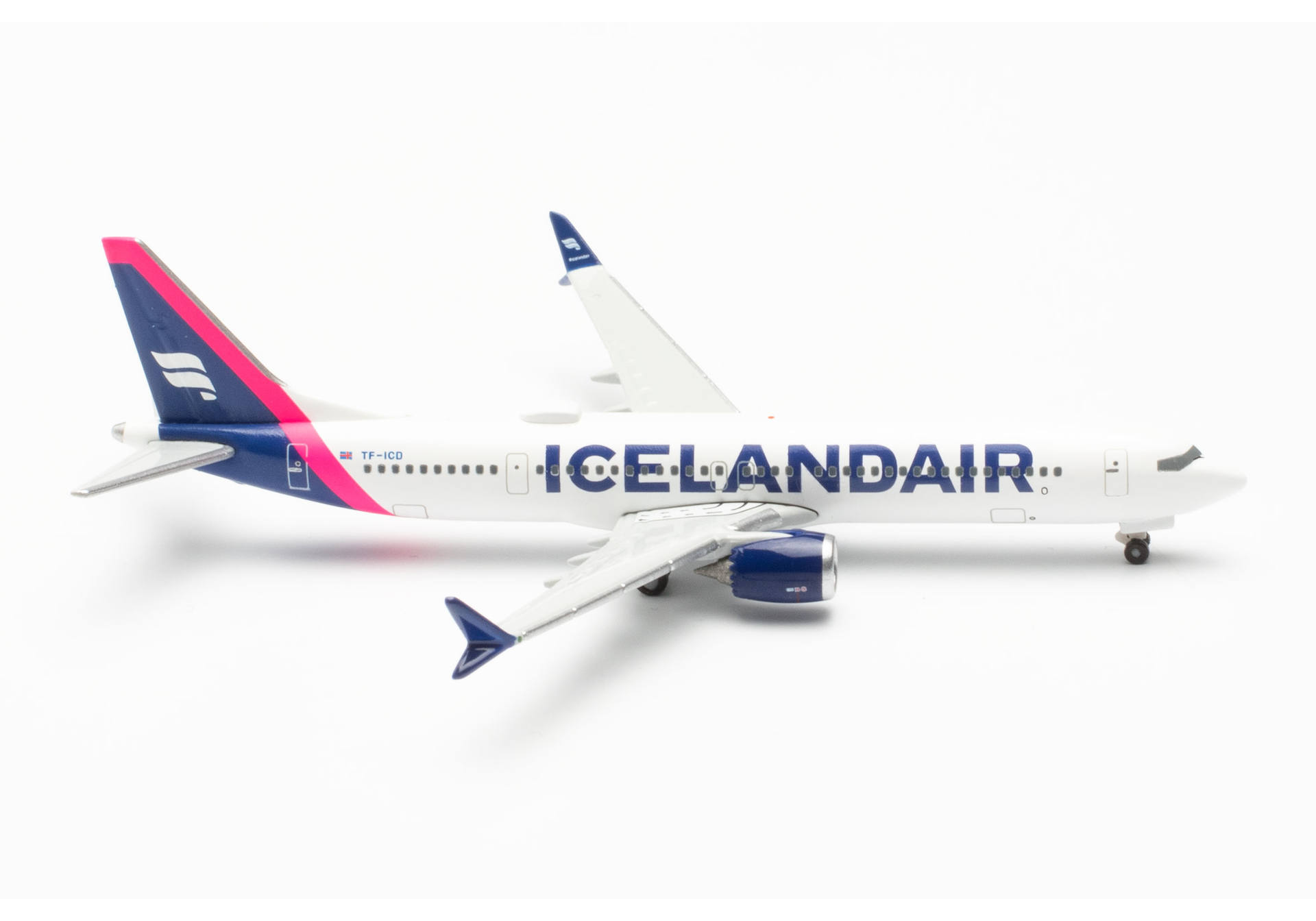 Icelandair Boeing 737 Max 9 - magenta tail stripe - TF-ICD "Baula"