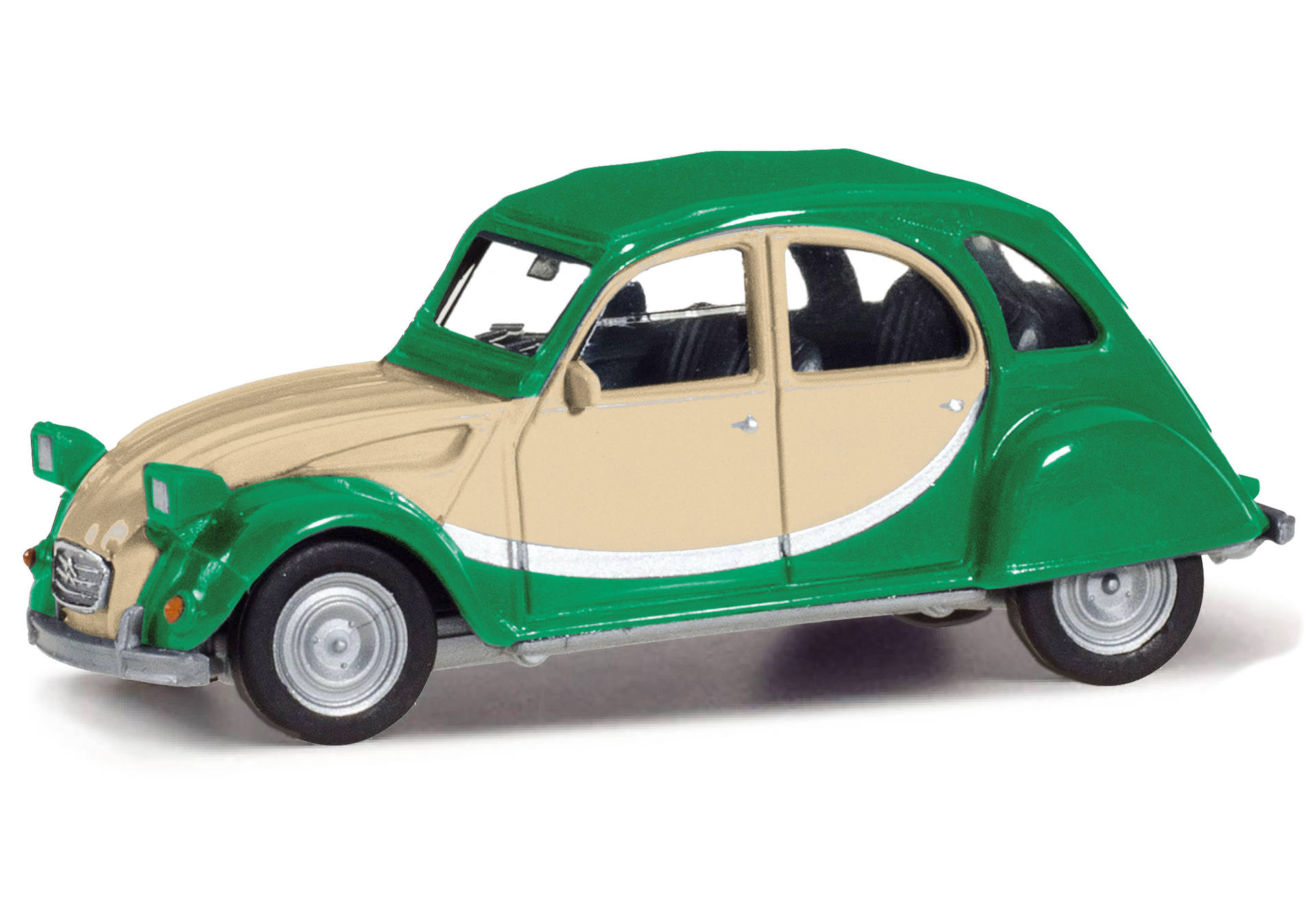 Citroën 2CV Charleston, green/beige