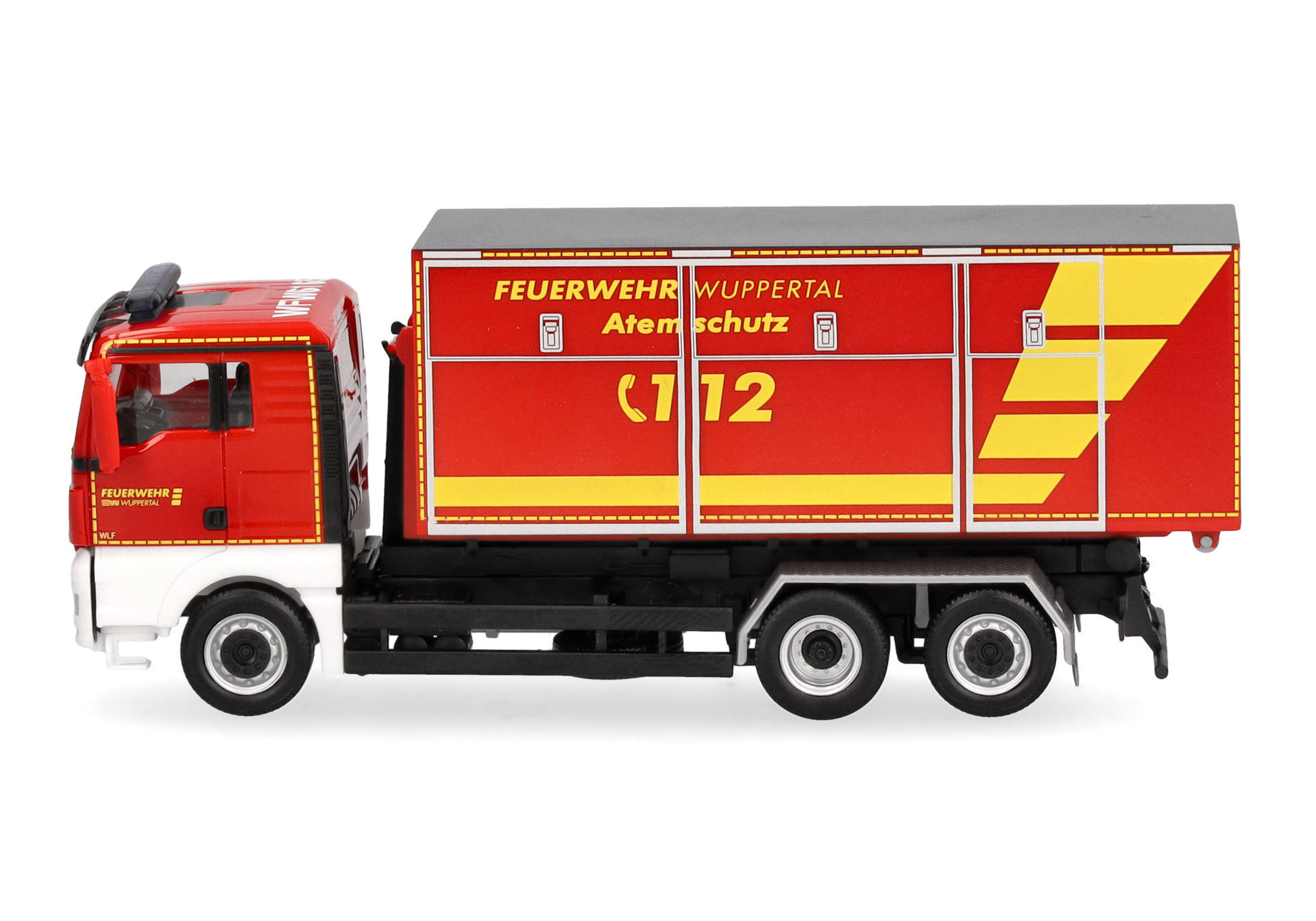 MAN TGX XL Euro6C interchangeable truck "fire brigade Wuppertal" (North Rhine-Westphalia/Wuppertal)