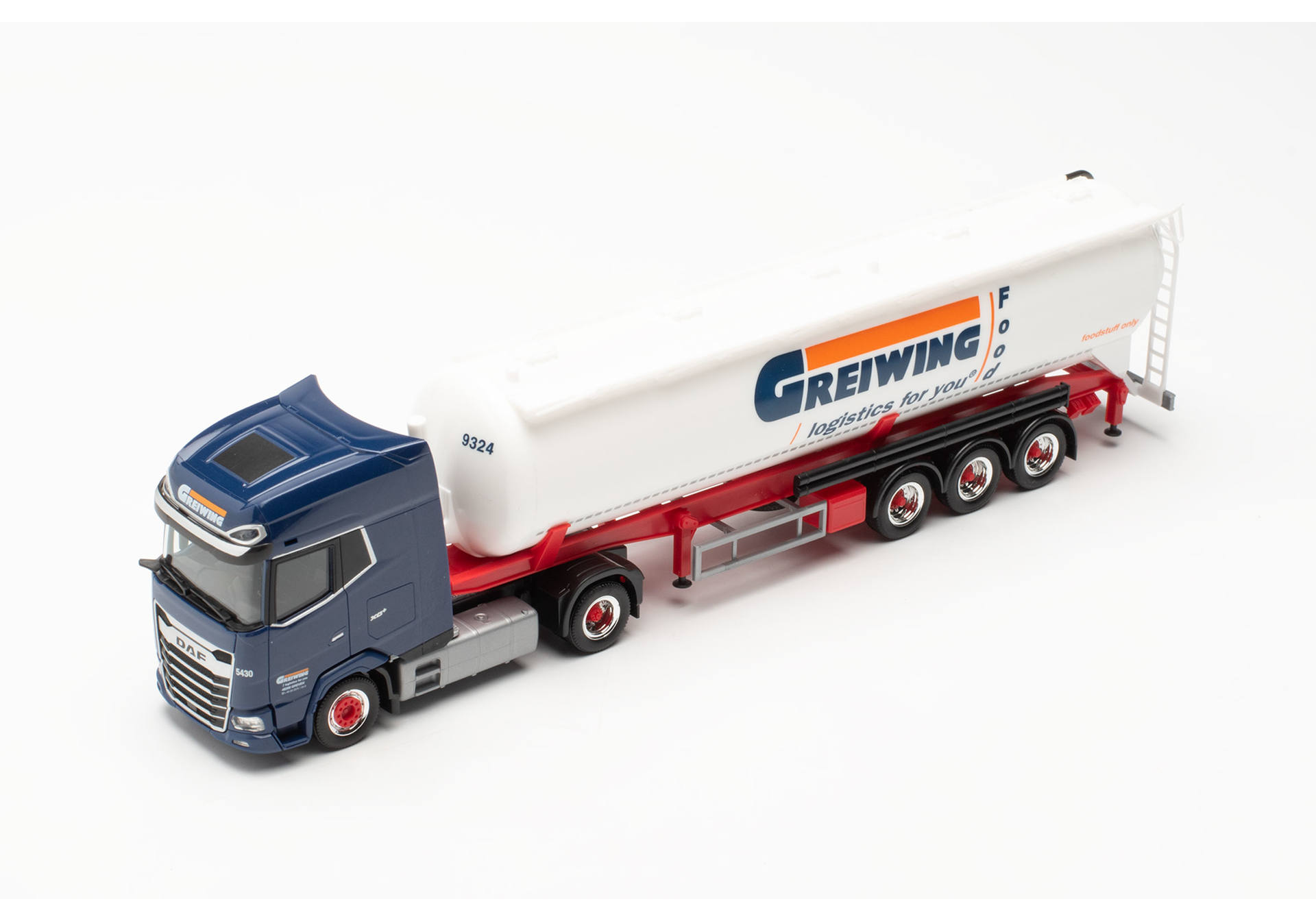 DAF XG Plus HD silo semitrailer truck Feldbinder 60m³ Food „Greiwing”