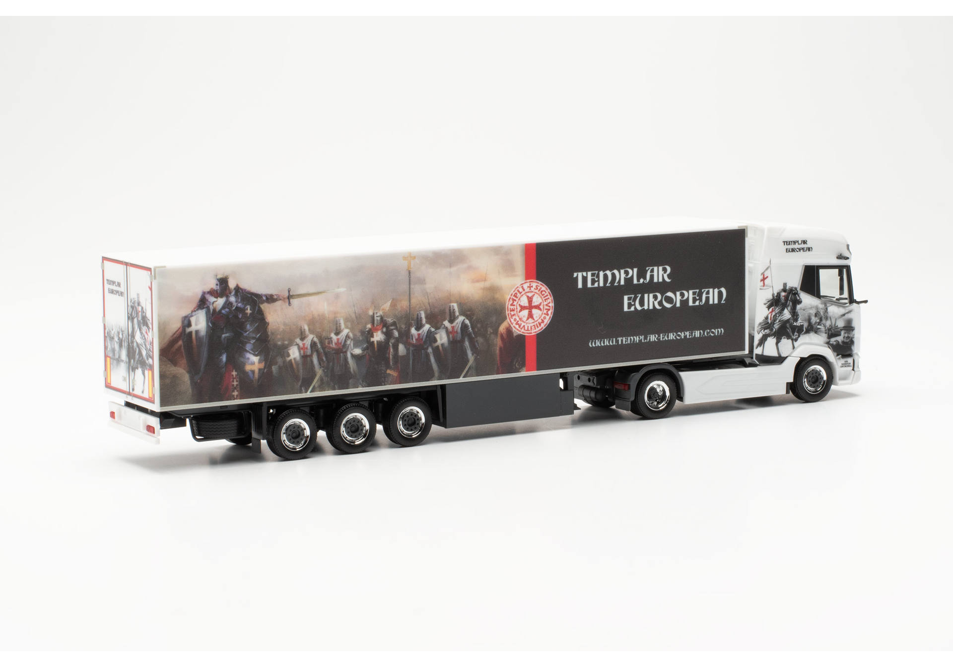 DAF XG+ refrigerated box semitrailer truck "Templar European" (Poland/Ostrow Wielkopolski)