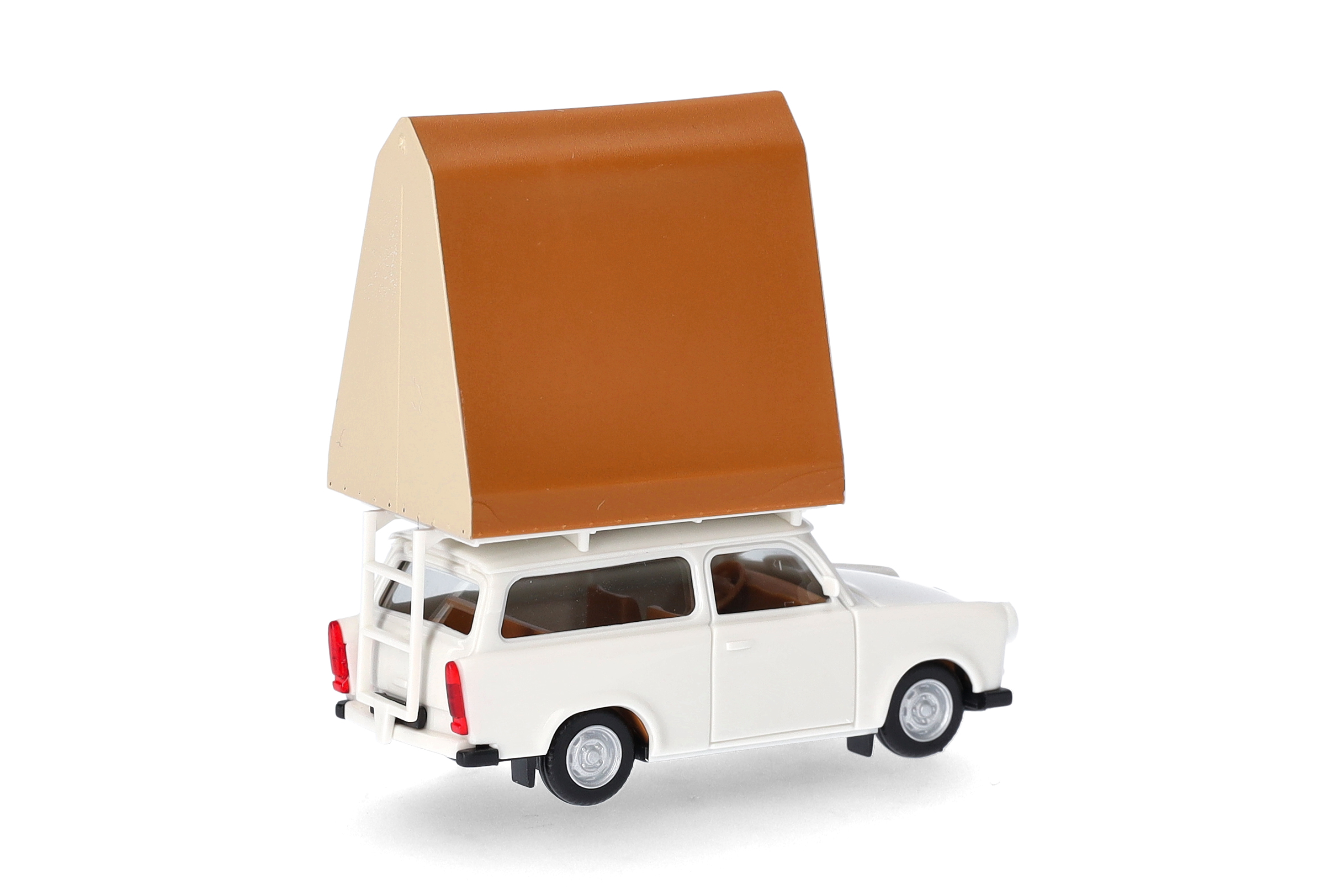 Trabant 601 Universal with roof tent, grey-white