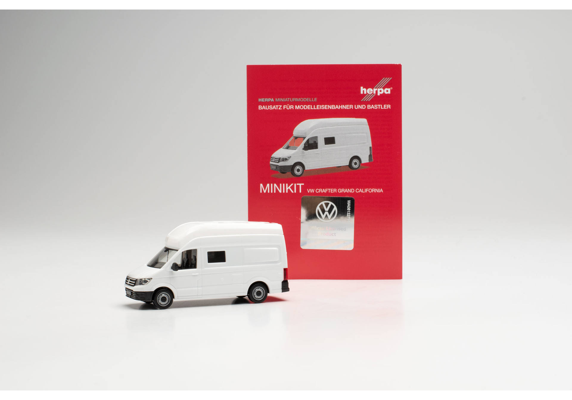 Herpa MiniKit: VW Crafter Grand California, weiß