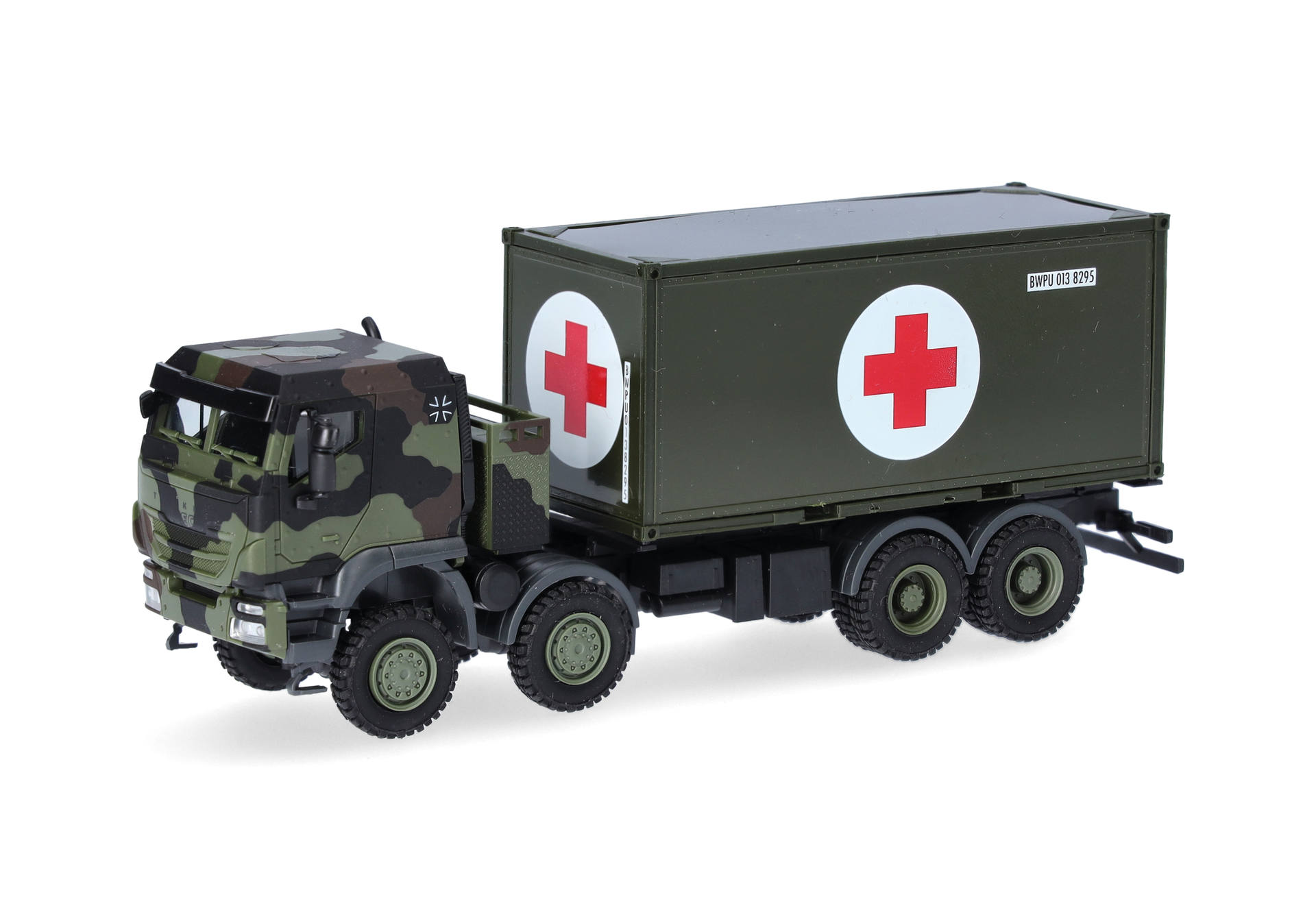 Iveco Trakker 8x8 with 20 ft. Container "German Forces Red Cross" (Bundeswehr)